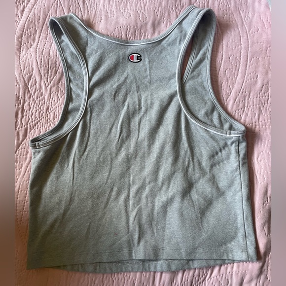 Grey Champion cropped racer back tank top - Picture 2 of 3